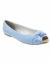 Jeffrey & Paula Peep Toe Pumps E Fit