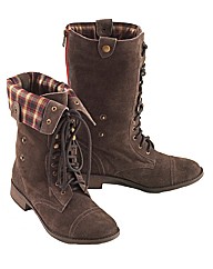 Joe Browns Lace Up Mid Calf Boots E Fit