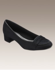 Simply Be Block Heel Court E Fit