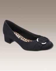 Simply Be Buckle Block Heel Court EEE