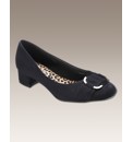 Simply Be Buckle Block Heel Court EEE Fi