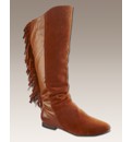 Simply Be Fringe Boots EEE Fit
