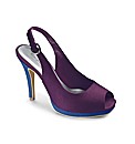 Simply Be Peep Toe Platform E Fit