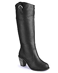 Simply Be Hi Leg Cowboy Boot E Fit