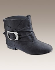 Simply Be Buckle Detail Boot EEE Fit