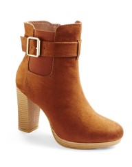 Grazia Chunky Heel Chelsea Boot E Fit