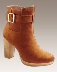 Grazia Chunky Heel Chelsea Boot E Fit
