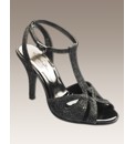 Simply Be Glitter Twist Sandal EEE Fit