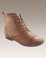Simply Be Brogue Ankle Boot EEE Fit