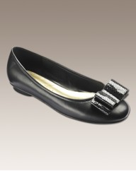 Jeffrey & Paula Bow Ballerinas E Fit