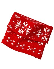 Snowflake Knit Boot Topper