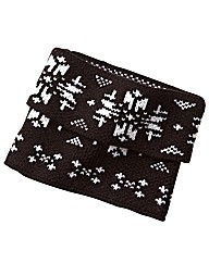 Snowflake Knit Boot Topper