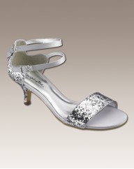 Simply Be Glitter Sandal E Fit