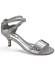 Simply Be Glitter Sandal E Fit