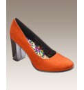 Grazia Block Heel Court EEE Fit