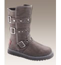 Golddigga Studded Strappy E Fit Boots