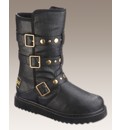 Golddigga Studded Strappy EEE Fit Boots