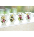 Spring Posy Bellied Mugs 4 & 4 Free