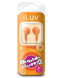iLuv Bubble Gum2 Earphones Orange