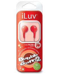 iLuv Bubble Gum2 Earphones Red