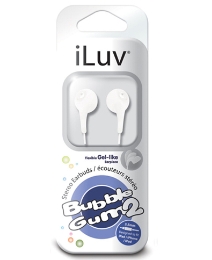 iLuv Bubble Gum2 Earphones White
