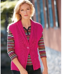 Betty Barclay Chunky Knit Waistcoat