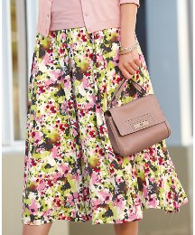 Helene Berman Box Pleated Skirt