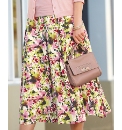 Helene Berman Box Pleated Skirt