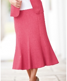 Eugen Klein Panelled Linen Look Skirt