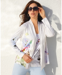 Eugen Klein Open Front Jersey Cardigan