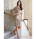 Apanage Leopard Print Jersey Dress