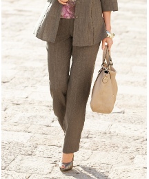 Gray & Osbourn Linen Look Trousers