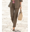 Gray & Osbourn Linen Look Trousers