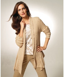 Gray & Osbourn Ribbed Cardigan