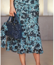 Gray & Osbourn Panelled Chiffon Skirt