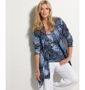 Chesca Jersey Jacquard Cardigan