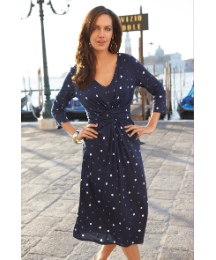 Gray & Osbourn Jersey Spot Dress