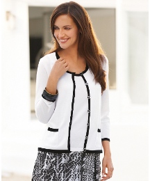 Gerry Weber Contrast Trim Cardigan