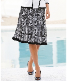 Gerry Weber Crinkle Panelled Skirt
