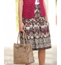 Gerry Weber Inverted Pleat Cotton Skirt