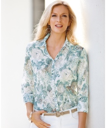 Gerry Weber 3/4 Sleeve Cotton Shirt