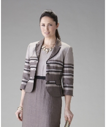 Gerry Weber Linen Mix 3/4 Sleeve Jacket