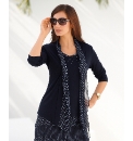 Gelco Spot Trim Jersey Cardigan