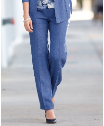 Gray & Osbourn Linen Look Trousers
