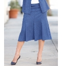 Gray & Osbourn Linen Look Panelled Skirt