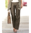 Gerry Weber Crinkle Linen Rich Trousers