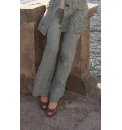 Sulu Crinkle Linen Mix Trousers