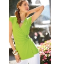 Joseph Ribkoff Jersey Mock Wrap Top