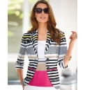 Frank Walder 3/4 Sleeve Tailored Jacket