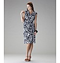 Gelco Cowl Neck Jersey Dress